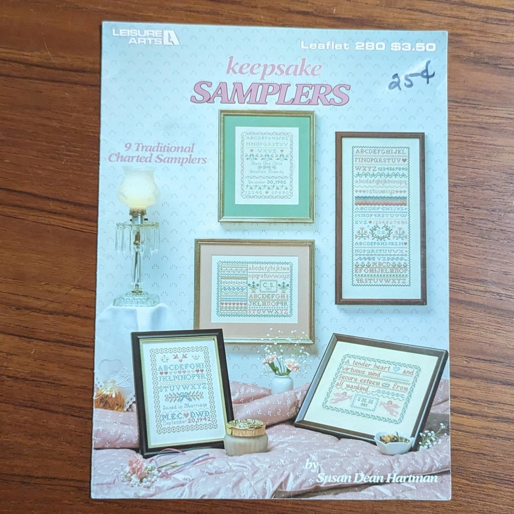 Keepsake Samplers Cross Stitch Pattern Booklet 1983